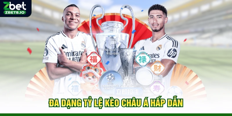 Đa dạng tỷ lệ kèo châu Á hấp dẫn