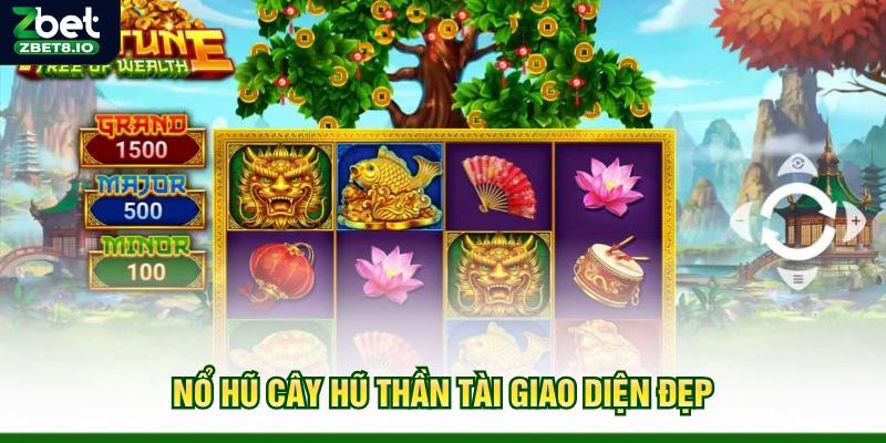 Nổ Hũ Cây Hũ Thần Tài giao diện đẹp