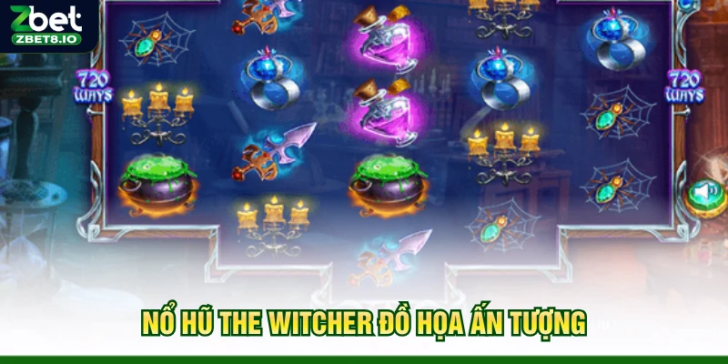 Nổ Hũ The Witcher đồ họa ấn tượng